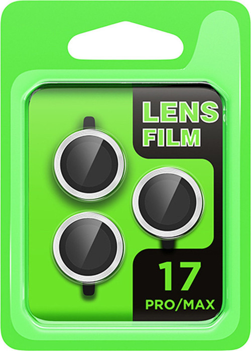 İphone 17 Pro Raze Metal Kamera Lens - Gümüş