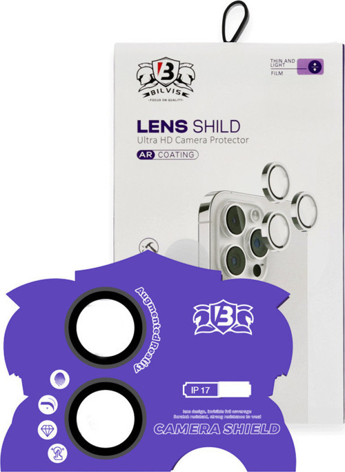 İphone 17 Bilvis Titan Kamera Lens - Siyah