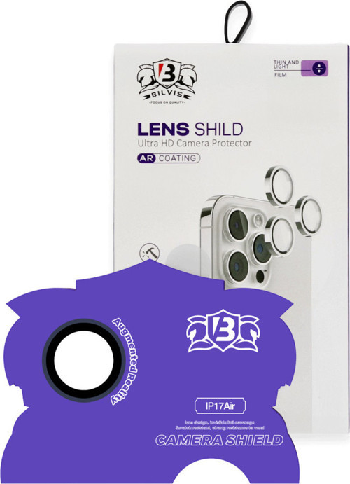 İphone 17 Air Bilvis Titan Kamera Lens - Lacivert