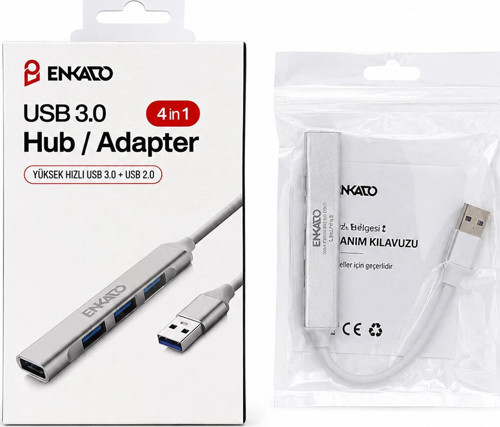 USB 3.0 GİRİŞ 4IN1 USB ÇOĞALTICI 4 ANAHTARLI PORT - HI-SPEED USB 3.0 - USB 2.0 HUB ADAPTÖR EKD-UH60