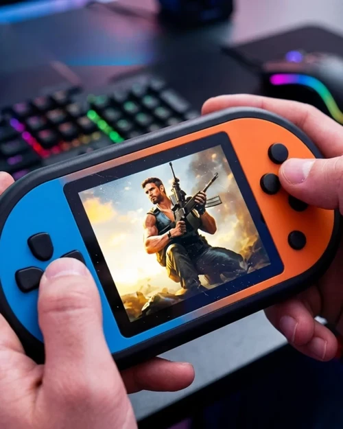 Mario Oyunlu Mini El Konsolu 500 Oyunlu HD Retro Oyun Cihazı