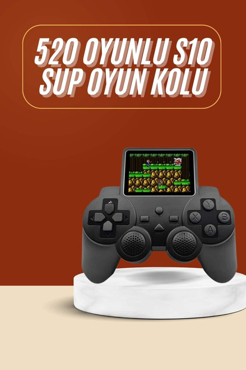 Yeni Nesil Mini Atari 520 Retro Oyunlu S10 El Atarisi Video Oyun Konsolu - 520 Oyun Seçeneği