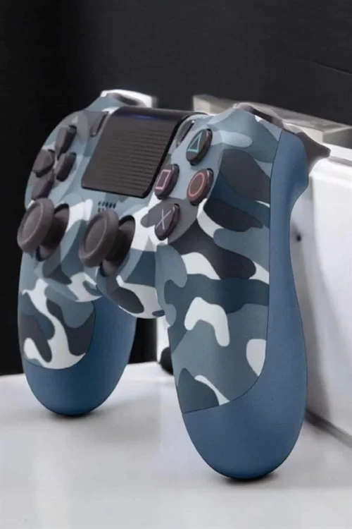 PS4 Oyun Kolu Kamuflaj Desenli Joystick - Kablosuz Ergonomik Kontrolcü