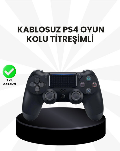 Kablosuz PS4 Oyun Kolu - Titreşimli, Hassas ve Şarjlı Kontrol