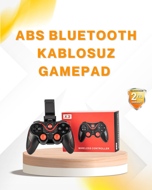 Kablosuz Bluetooth Gamepad PC Android TV Uyumlu Oyun Kumandası - Düşük Gecikmeli ve Ergonomik Oyun Deneyimi