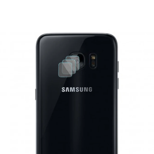 Samsung Galaxy S7 Edge Nano Kamera Koruyucu 3'lü Set - Ultra İnce ve Çizilmeye Karşı Koruma