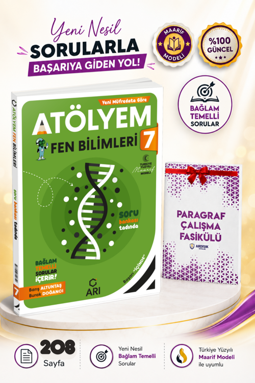 Arı Yayınları 7. Sınıf Fen Bilimleri Atölyem 2027 Maarif Model