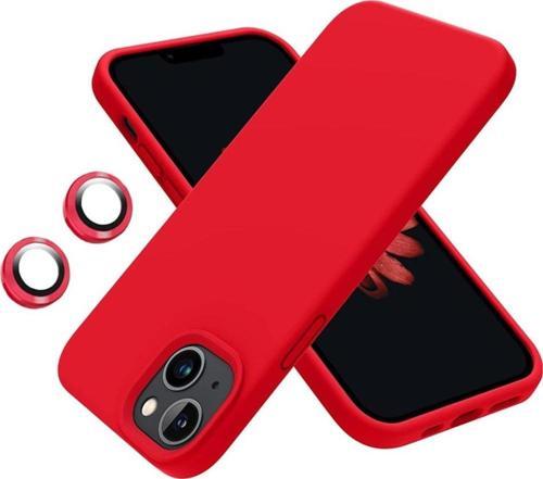 iPhone 15 Kılıf Kamera Lensli Lansman Silikon Kapak