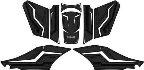 Yamaha Xmax 2023-2026 Uyumlu Kauçuk Tankpad Beyaz