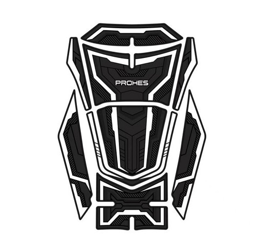 Honda Pcx 125 2021-2024 Uyumlu Kauçuk Tankpad Takımı Beyaz