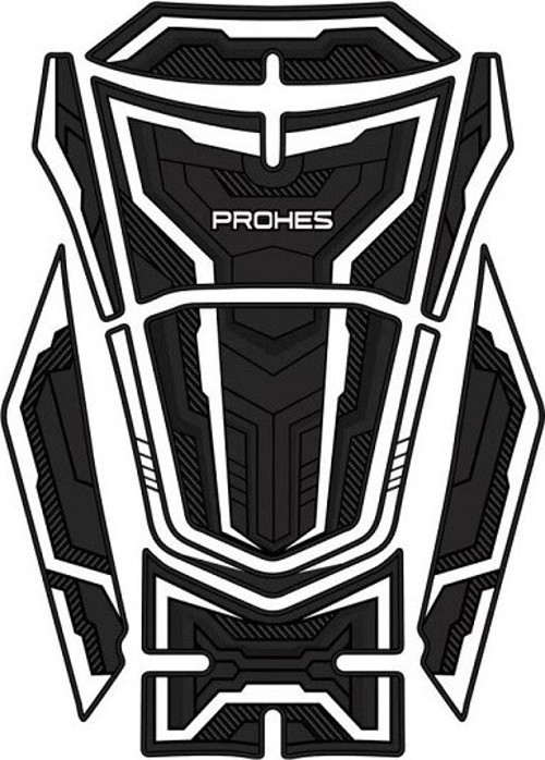 Honda Pcx 125 2021-2024 Uyumlu Kauçuk Tankpad Takımı Beyaz