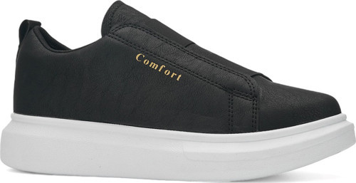 Günlük Erkek Sneaker Casual Kalın Yüksek Queen Taban Oval Burun Bant Detaylı Spor Ayakkabı 109