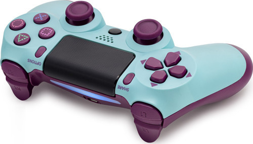 Ps4 Uyumlu Kablosuz Gamepad Oyun Kolu - Mor Turkuaz ND400E