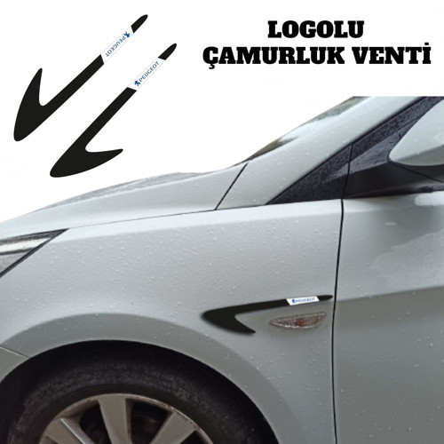 Peugeot Grubu ile Uyumlu Pleksi Çamurluk Venti Parlak Siyah (Sağ - Sol Takım)
