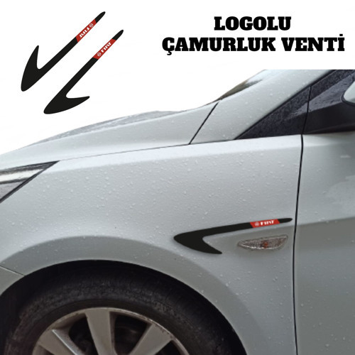 Fiat Grubu ile Uyumlu Pleksi Çamurluk Venti Parlak Siyah (Sağ - Sol Takım)