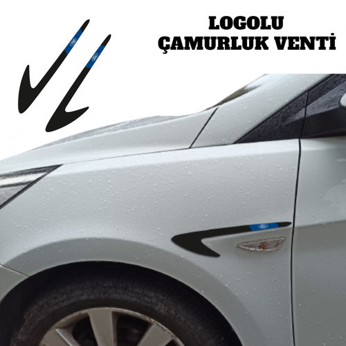 Förd Grubu ile Uyumlu Pleksi Çamurluk Venti Parlak Siyah (Sağ - Sol Takım)