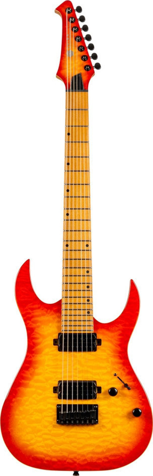S-507 QFB 7 Telli Elektro Gitar (Fireburst)