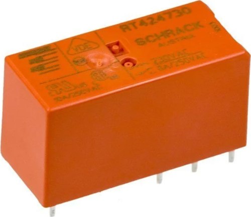 RT424730 Röle, 2 Kontak 8A 230V AC PCB - 20 Adet