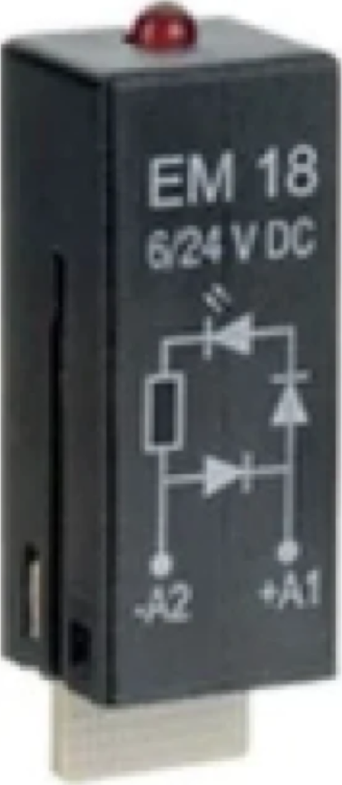 PTML0024 Röle Diyotlu, Led modül 12-24V DC - 1 Adet