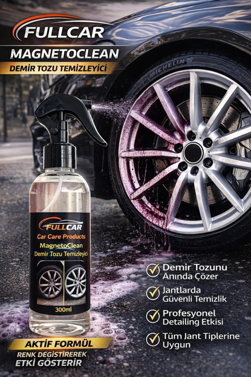 FULLCAR MagnetoClean – Demir Tozu Temizleyici 400 ML