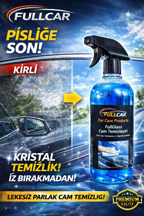FullGlass Cam Temizleyici – 500 ML