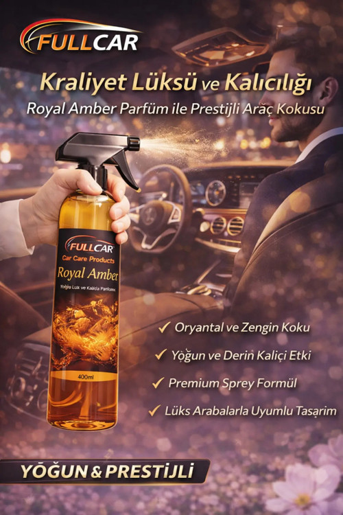 Royal Amber – Lüks Araç Kokusu 400 ML