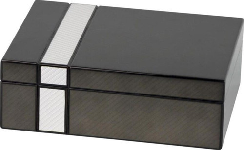 Karbon Sedir Humidor Puro Seti Siyah 20's