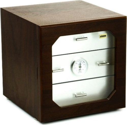 Chianti-M Deluxe Humidor – Ceviz & Alüminyum 125s