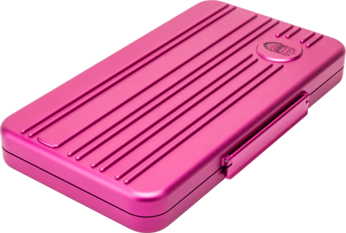 Special Edt. Aluminyum Slim Puro Taşıma Çantası Pink 5li