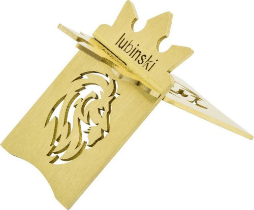 New Lion Özel İşleme Motifli Puro Sehpası Gold Lion-1