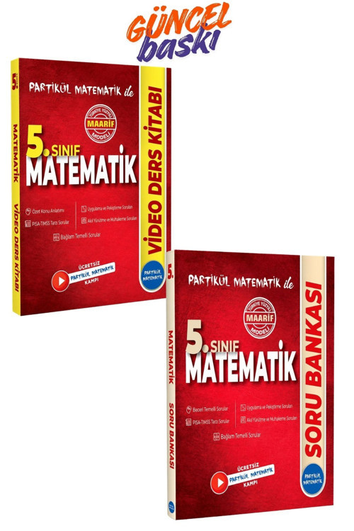 5. Sınıf Partikül Matematik Video Ders Kitabı + Soru Bankası