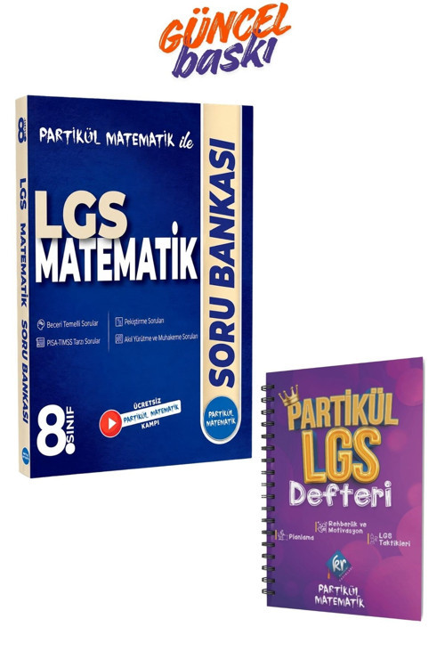8. Sınıf Partikül Matematik Soru Bankası + LGS Planlama Defteri