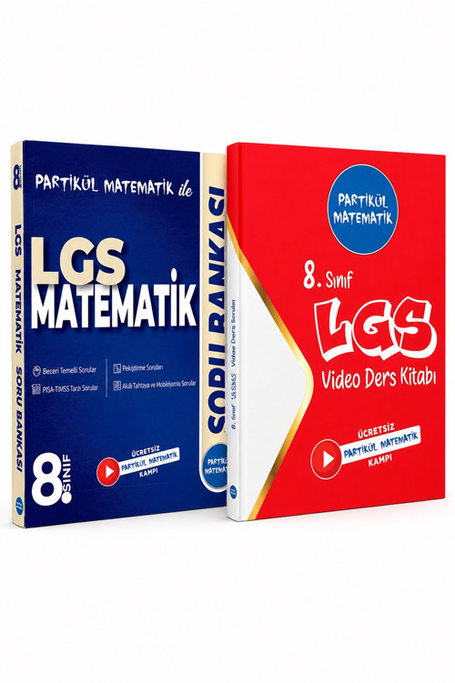 8. Sınıf Partikül Matematik Video Ders Kitabı + Soru Bankası