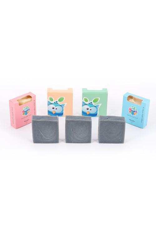 Confused Owl Organik El Yapımı Kömür ( Aktif Carbon) Sabunu 7 Adet X 100 Gr