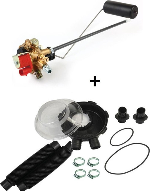 Silindir Şamandıra 244/30 Derece 6 mm + Havalandırma Kapaklı
