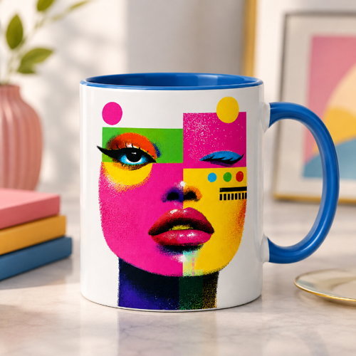 Pop Art Tasarım Kupa Bardak