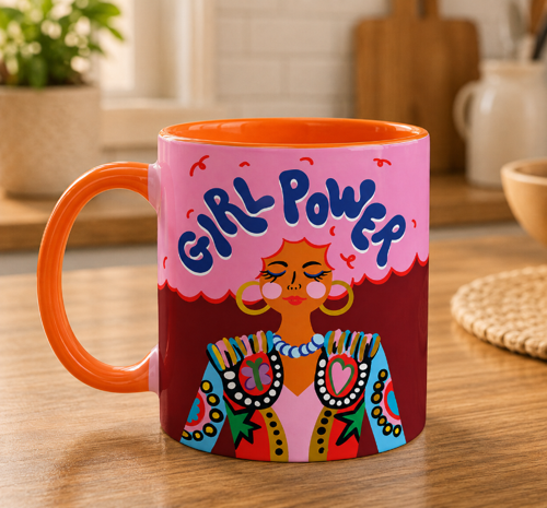 Girl Power Tasarım Kupa Bardak