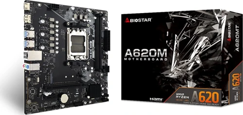 A620MT-E AMD AM5 DDR5 6000 HDMI DP M2 mATX USB 3.2(P3)