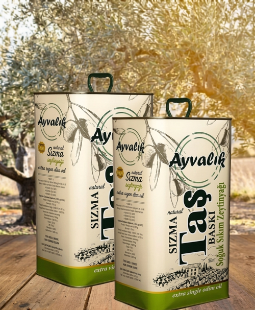 Ayvalık Natürel Soğuk Sıkım Sızma Erken Hasat 0,3 Asit 2*5L Zeytinyağı