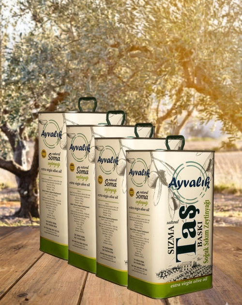 Ayvalık Natürel Soğuk Sıkım Sızma Erken Hasat 0,3 Asit 4*5L Zeytinyağı