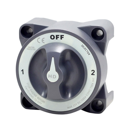 Akü Şalteri Ağır Hizmet 500A 3P OFF-1-2 IC-275H
