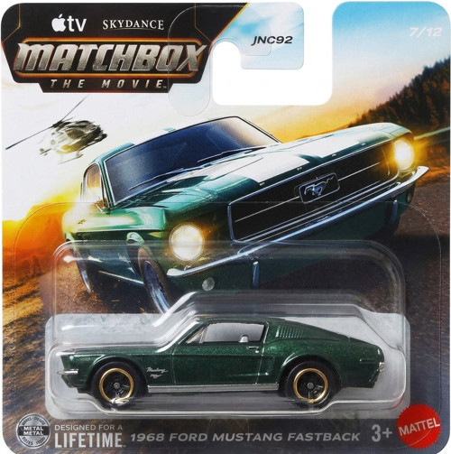 The Movie - 1968 Ford Mustang Fastback - 2026 - Koyu Yeşil - JND15 (1/64)