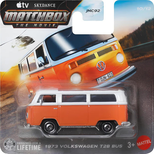The Movie - 1973 Volkswagen T2B Bus - 2026 - Turuncu - JND09 (1/64)