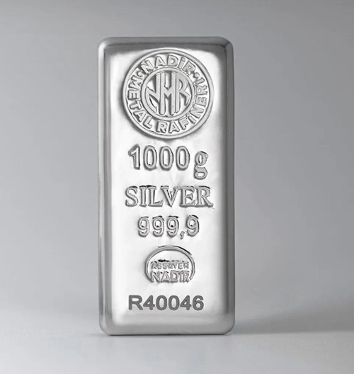 NADİR 1000 Gram Gümüş Külçe