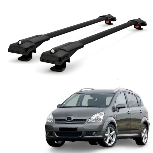 Toyota Verso MPV 2004-2008 için Ara Atkı Tavan Barı , Araca Özel , Kilitlenebilir Araç Üstü Ekipman Taşıma Barı (2 Adet)