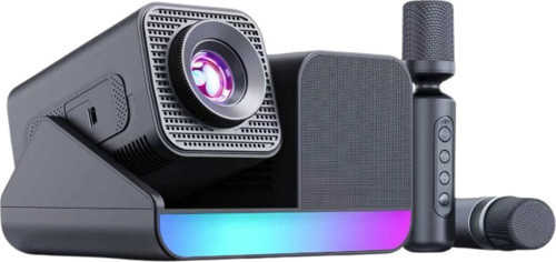 Hp-Sp01 Edition Projeksiyon Speaker Mikrofon 3İn1 Taşınabilir Android 11 Akıllı Sinema 1Gbram 8Gbrom