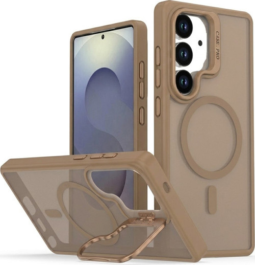 Samsung Galaxy S24 Kılıf Armor Seri Magsafe Uyumlu Stand Özellikli Kamera Lensli Kapak