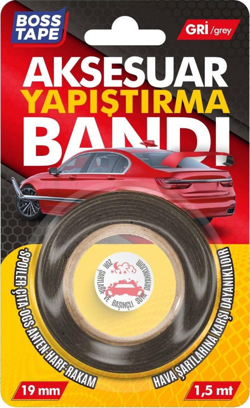 Oto Aksesuar Montaj Bandı 19Mmx1,5Mt Bt-09008