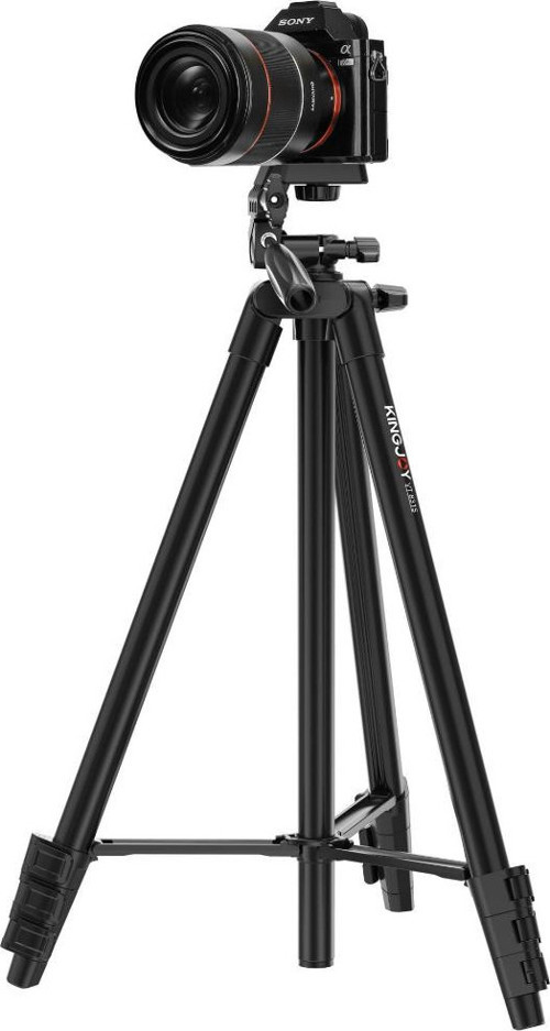 VT-831SCB Uzaktan Kumandali + Cep Telefonu Standli Video Tripodu Siyah (Medium)