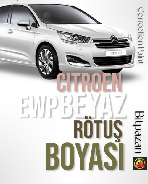 Citroen , C Elysee, Berlingo, Jumper, Jumpy, C4X - EWP - BEYAZ Rötüş Boyası